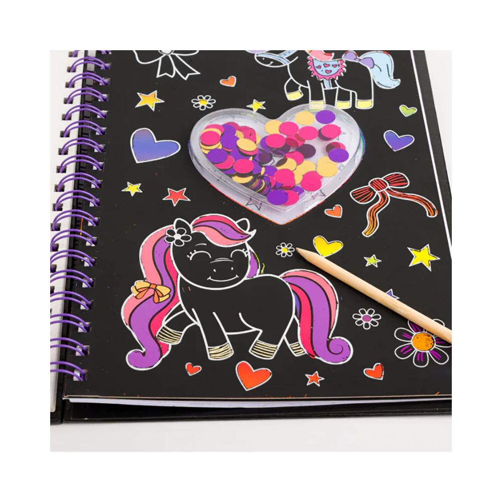 Scratch Art Sparkles: Ponies - Hinkler