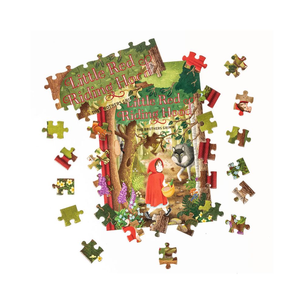 Παζλ Little Red Riding Hood – 96 Piece Double-Sided Jigsaw - Professor Puzzle