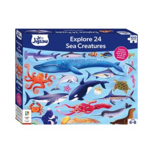 Παζλ Junior Jigsaw Explore 24: Sea Creatures - Hinkler