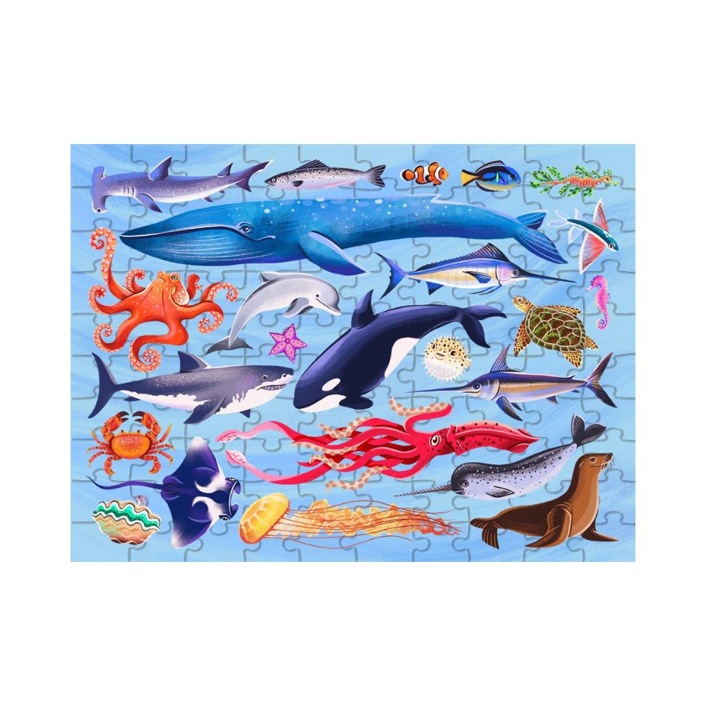 Παζλ Junior Jigsaw Explore 24: Sea Creatures - Hinkler