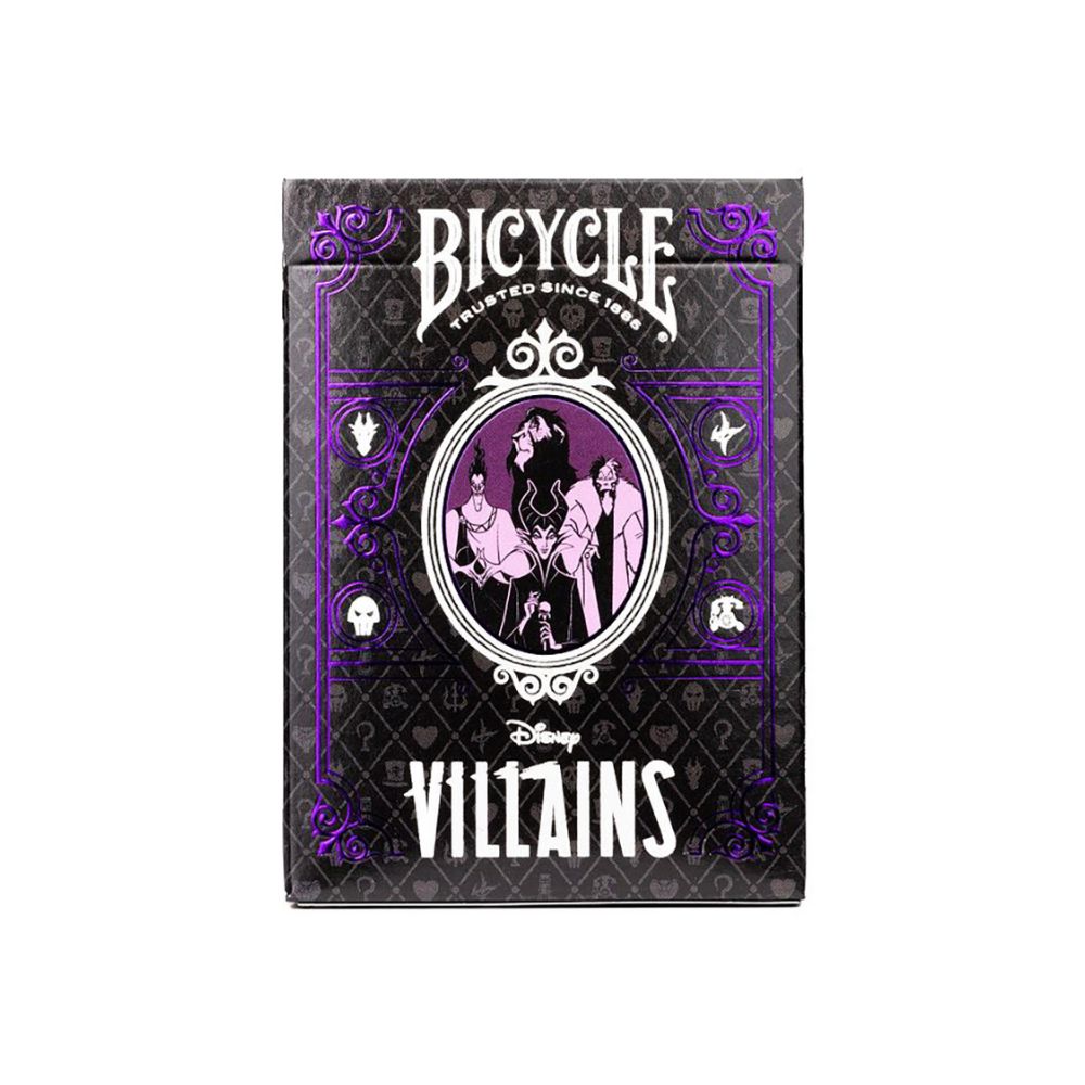 Τράπουλα Bicycle Green & Purple Villain σε 2 Σχέδια - Bicycle