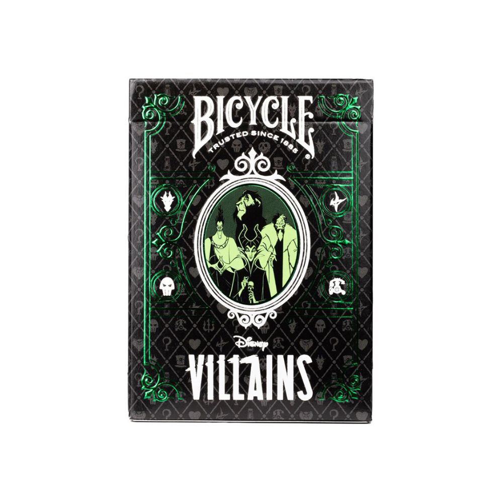 Τράπουλα Bicycle Green & Purple Villain σε 2 Σχέδια - Bicycle