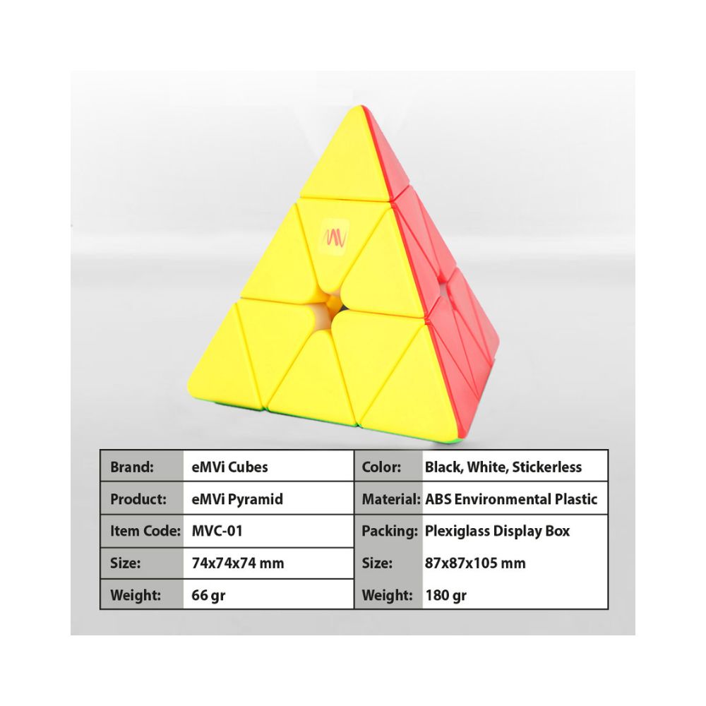 eMVi Pyramid in Display Box - eMVi Cubes