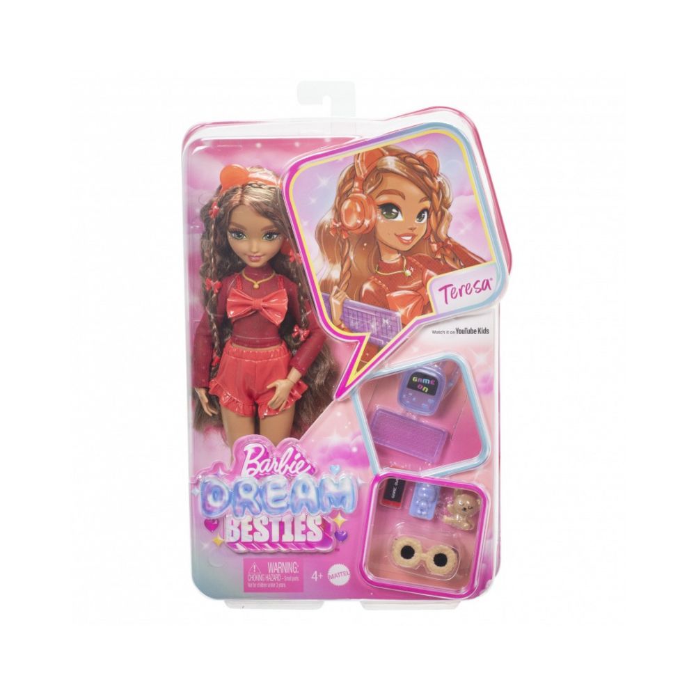 Mattel Κούκλα Barbie Dream Besties: Teresa, HYC23 - Barbie