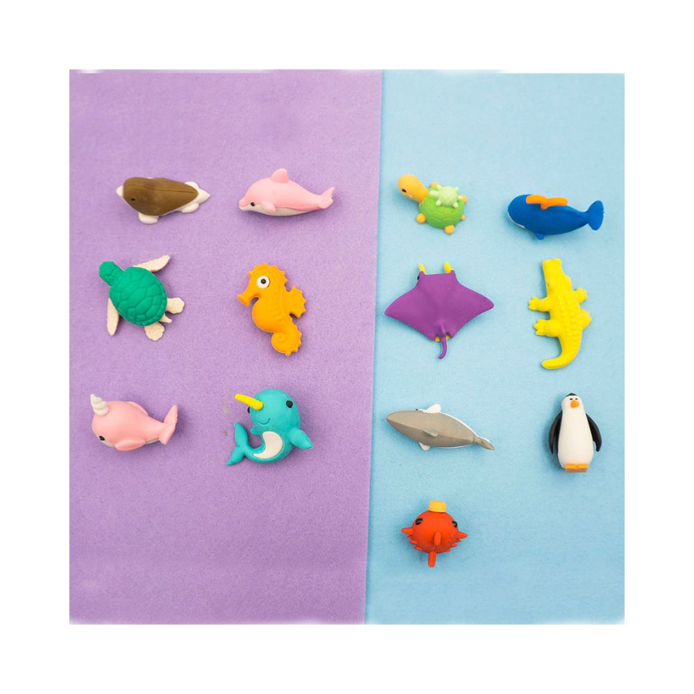 Σετ Γόμες Fancy Eraser Set: Under the Sea σε 2 Σχέδια - Little Tree