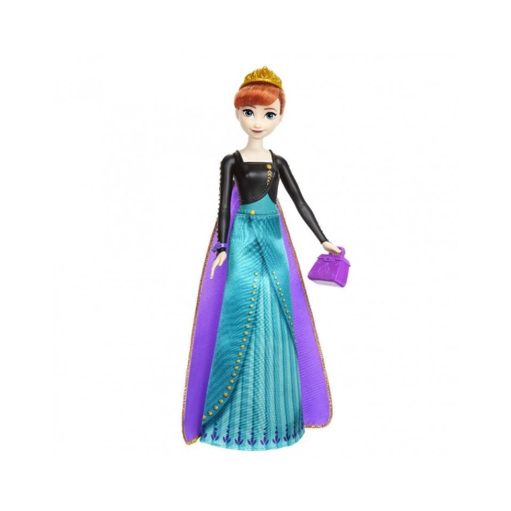 Disney Princess Mattel Disney Frozen Spin and Reveal Κούκλα Άννα με 11 Εκπλήξεις, HXD27