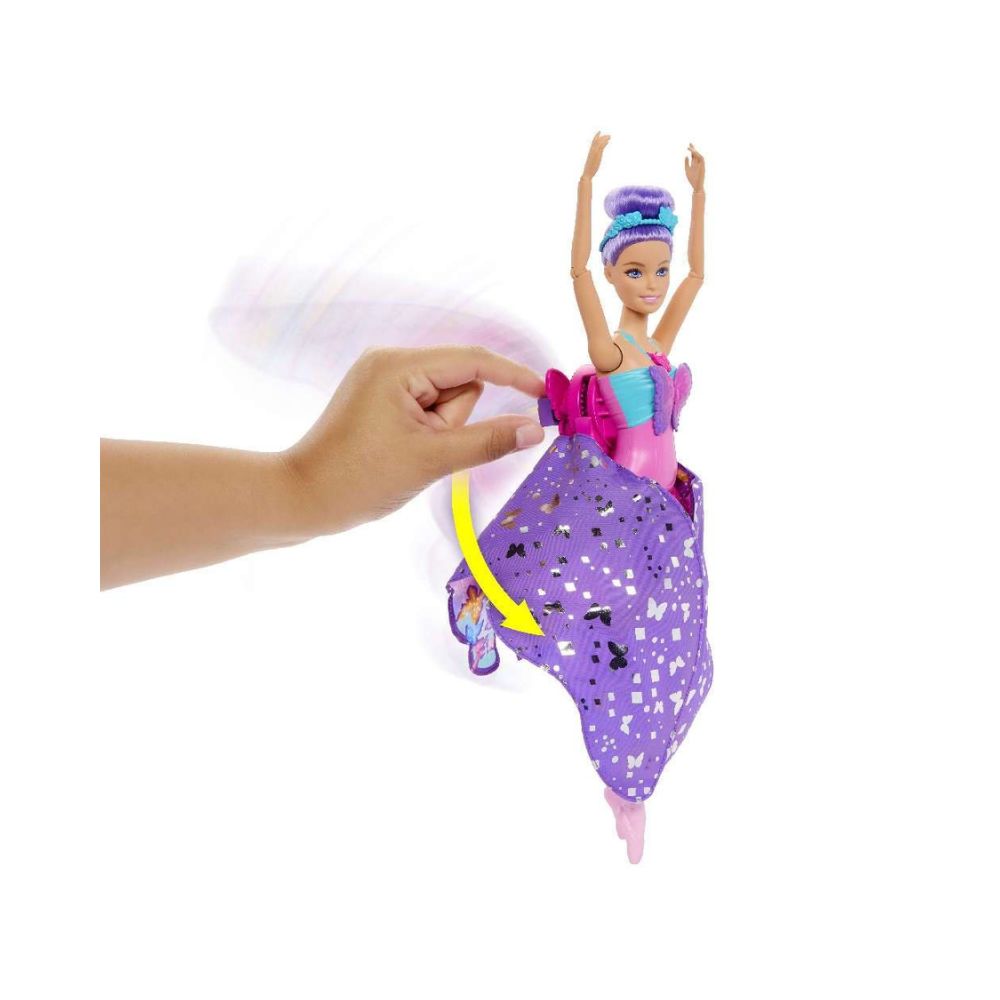 Mattel Barbie Dance And Flutter Doll Κούκλα, HXJ10 - Barbie