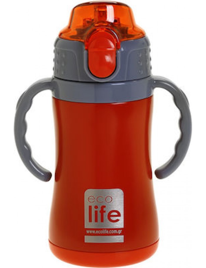 Ecolife ανοξείδωτο παγούρι θερμός kids thermos small 300ml κόκκινο - Ecolife