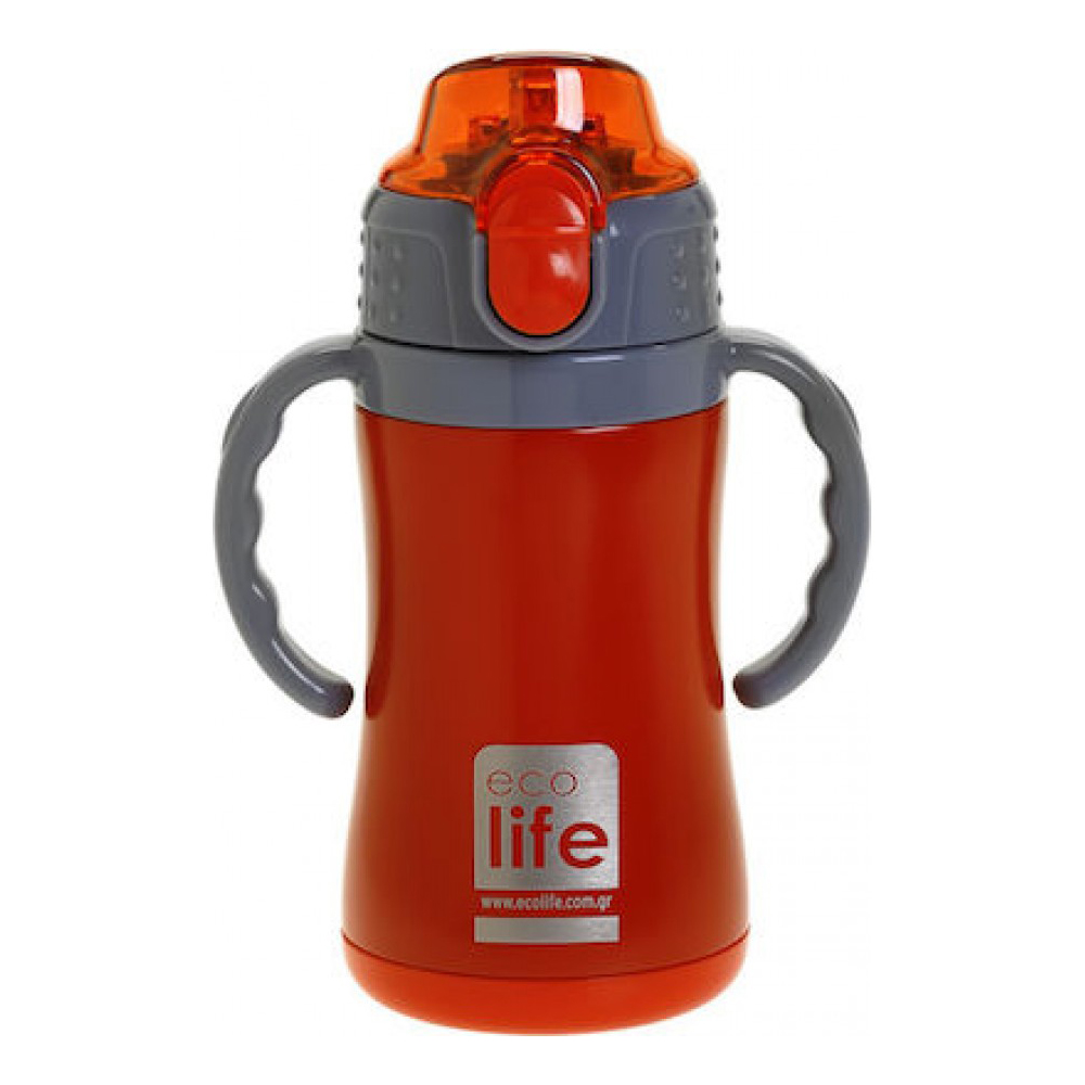 Ecolife ανοξείδωτο παγούρι θερμός kids thermos small 300ml κόκκινο - Ecolife