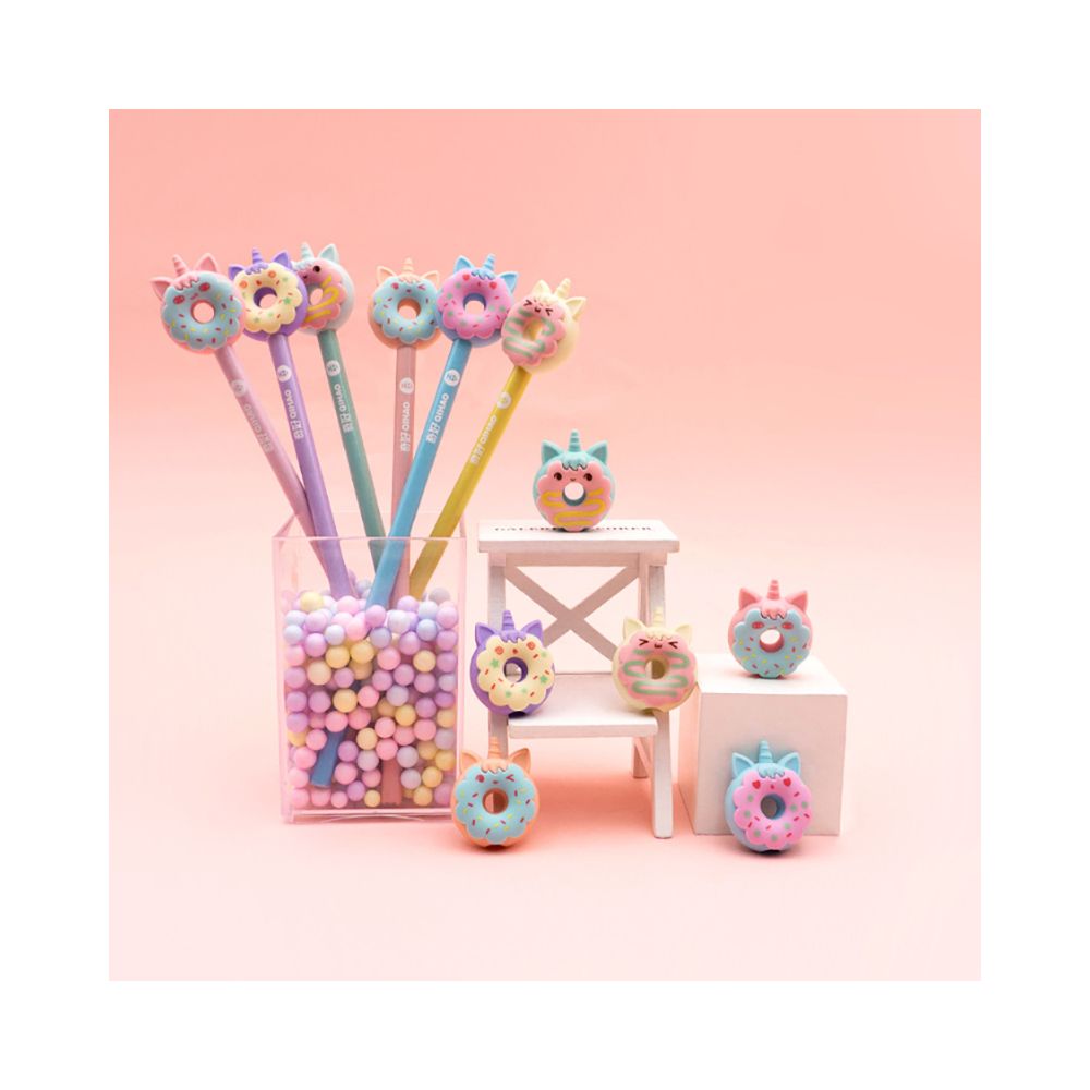 Σετ Γόμες 3τμχ Fancy Eraser Set: Donuts σε 2 Σχέδια - Little Tree