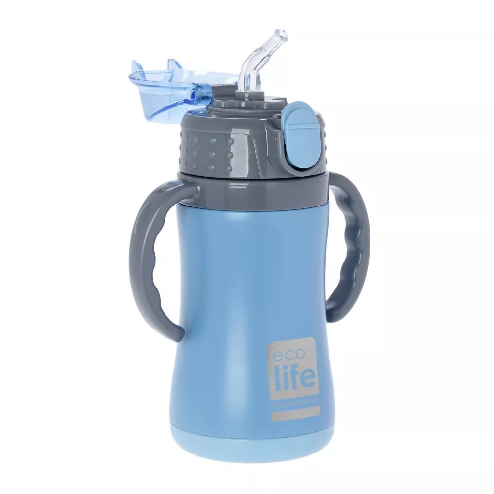 Ecolife ανοξείδωτο παγούρι θερμός kids thermos small 300ml μπλε - Ecolife