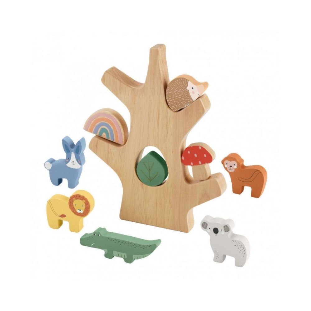 Mattel Fisher Price Wooden Balance Tree Ξύλινο Δέντρο Ισορροπίας, HXT87 - Fisher-Price