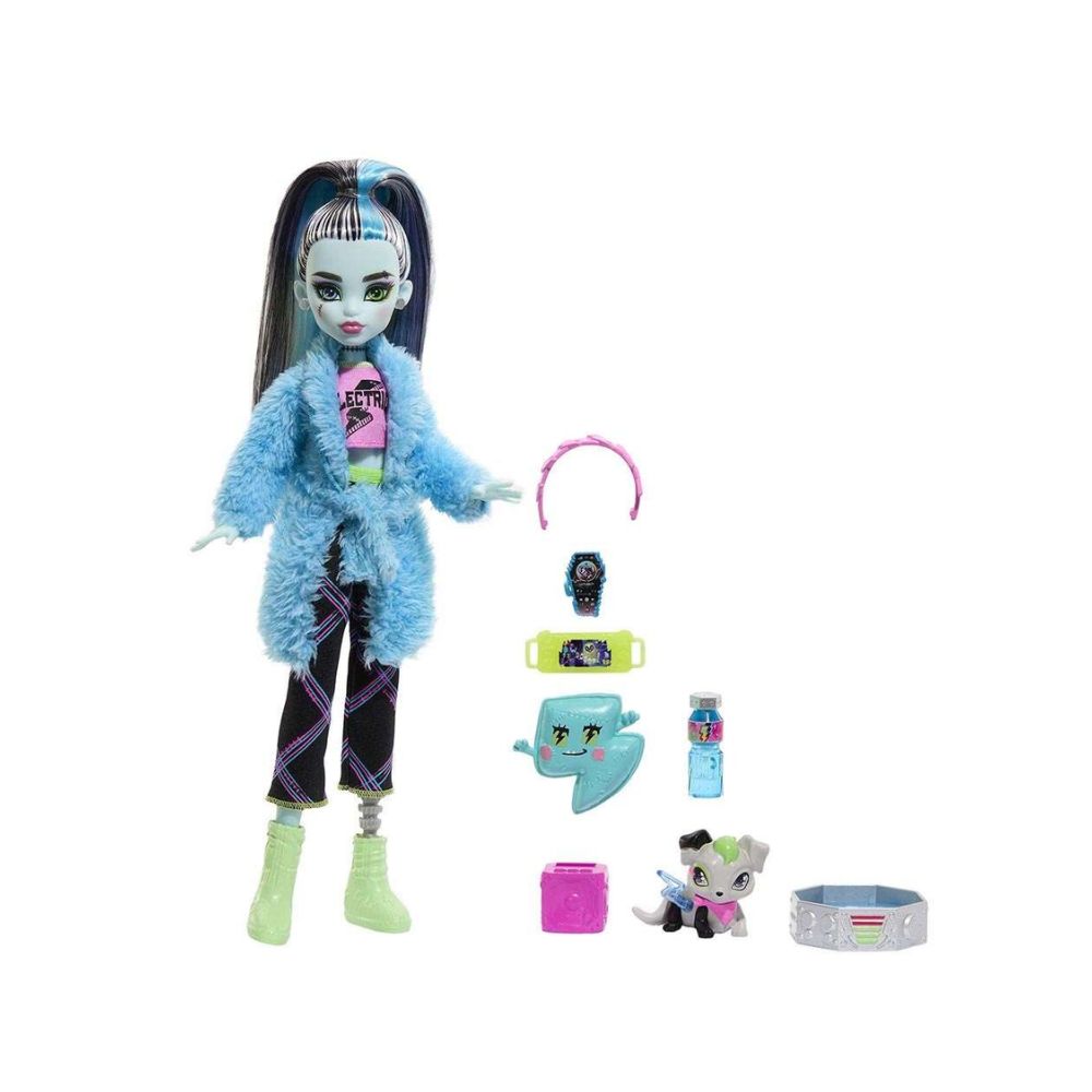 Mattel Monster High Creepover Party Κούκλα Frankie Stein, HKY68 - Monster High