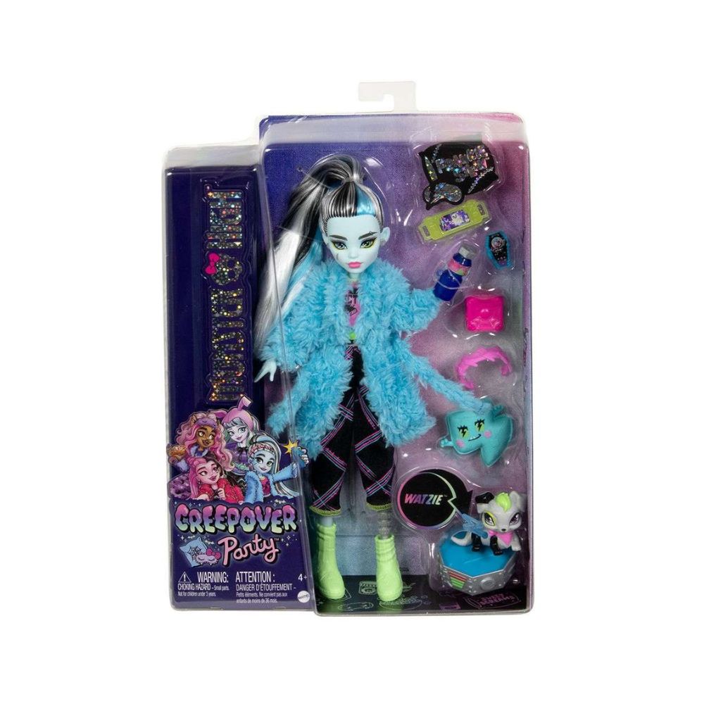 Mattel Monster High Creepover Party Κούκλα Frankie Stein, HKY68 - Monster High