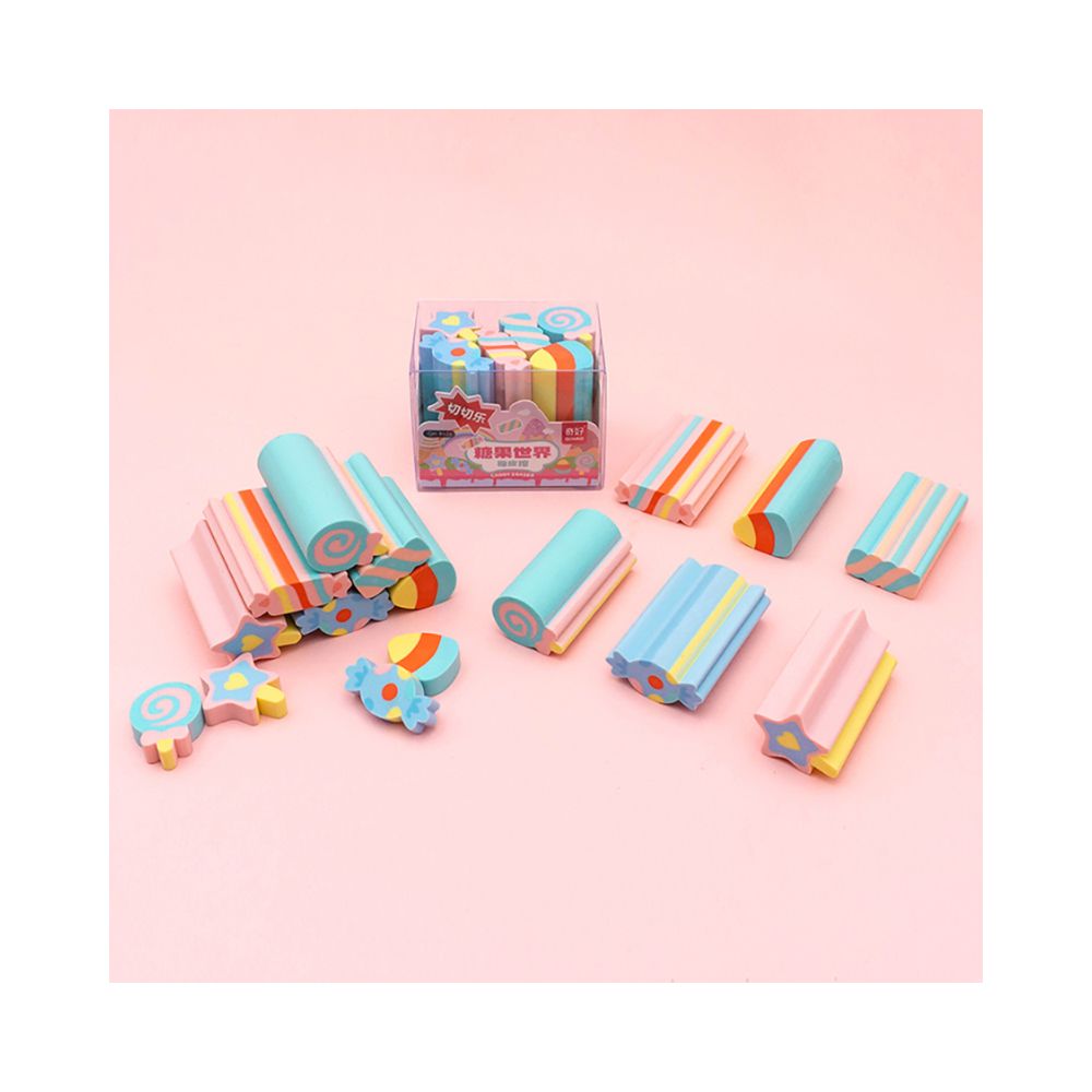 Σετ Γόμες 6τμχ Fancy Eraser Set: Candy - Little Tree