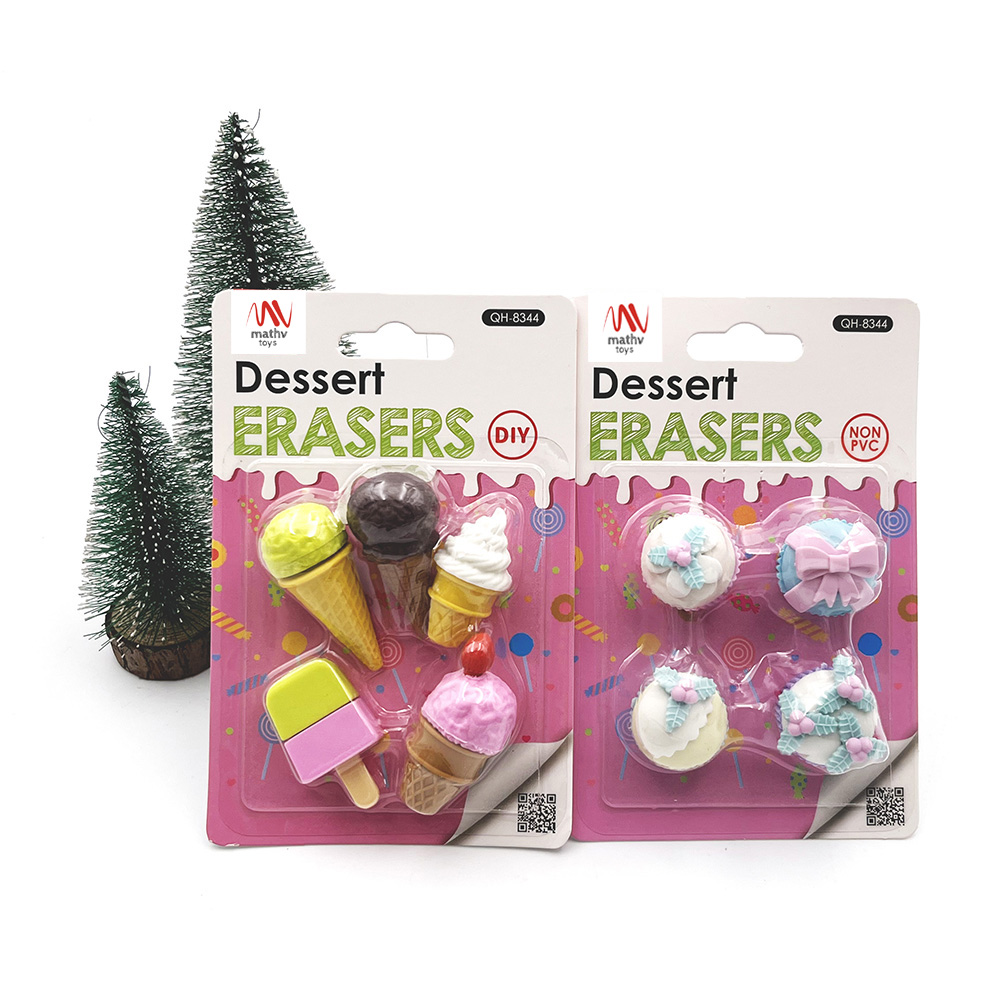 Fancy Eraser Set: Dessert II - Mathv Toys