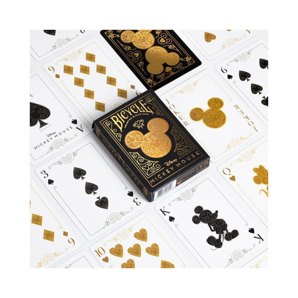 Τράπουλα Bicycle Black and Gold Mickey - Bicycle