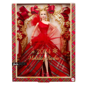 Mattel Barbie Συλλεκτική Barbie, 2024 Holiday Barbie Fashion Doll, HRM61 - Barbie