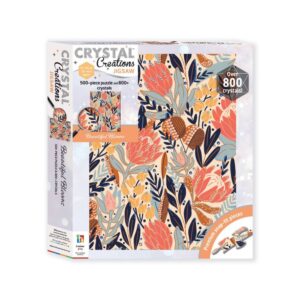 Crystal Creations 500-Piece Jigsaw: Beautiful Blooms - Hinkler