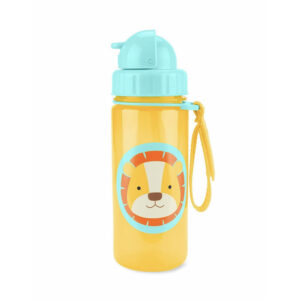 Skip hop zoo πλαστικό παγουρίνο με καλαμάκι lion - 385ml - Skip Hop
