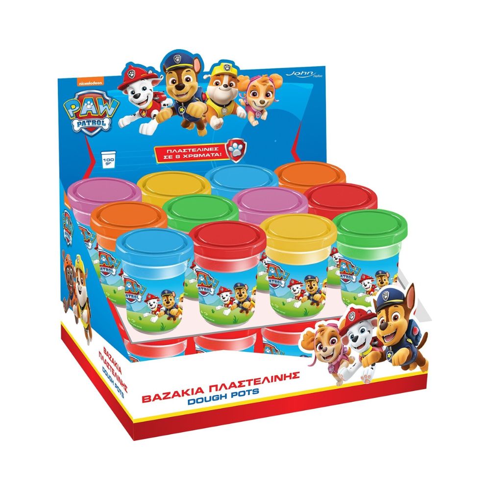 Paw Patrol Βαζάκι Πλαστελίνη 100gr σε 8 Σχέδια, 03977PM - Paw Patrol