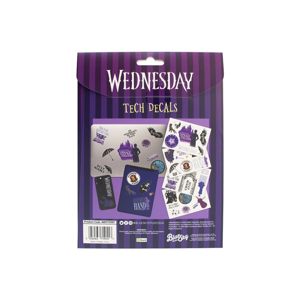 Wednesday Tech Decals - Blue Sky