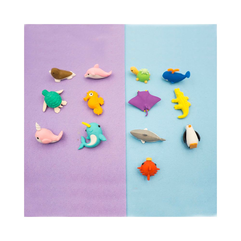 Σετ Γόμες Fancy Eraser Set: Under the Sea σε 2 Σχέδια - Little Tree