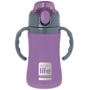 Ecolife ανοξείδωτο παγούρι θερμός kids thermos small 300ml λιλά - Ecolife