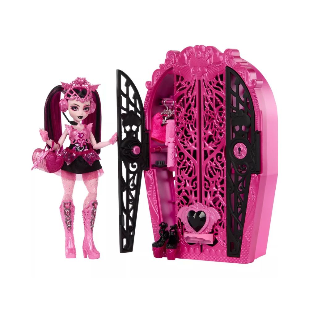 Mattel Κούκλα Skulltime Secrets Draculaura, HXH84 φωτογραφία