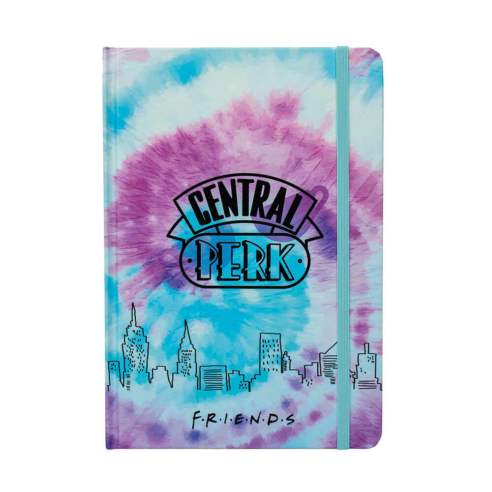 Blue Sky Friends A5 Casebound Notebook Purple Tie Dye