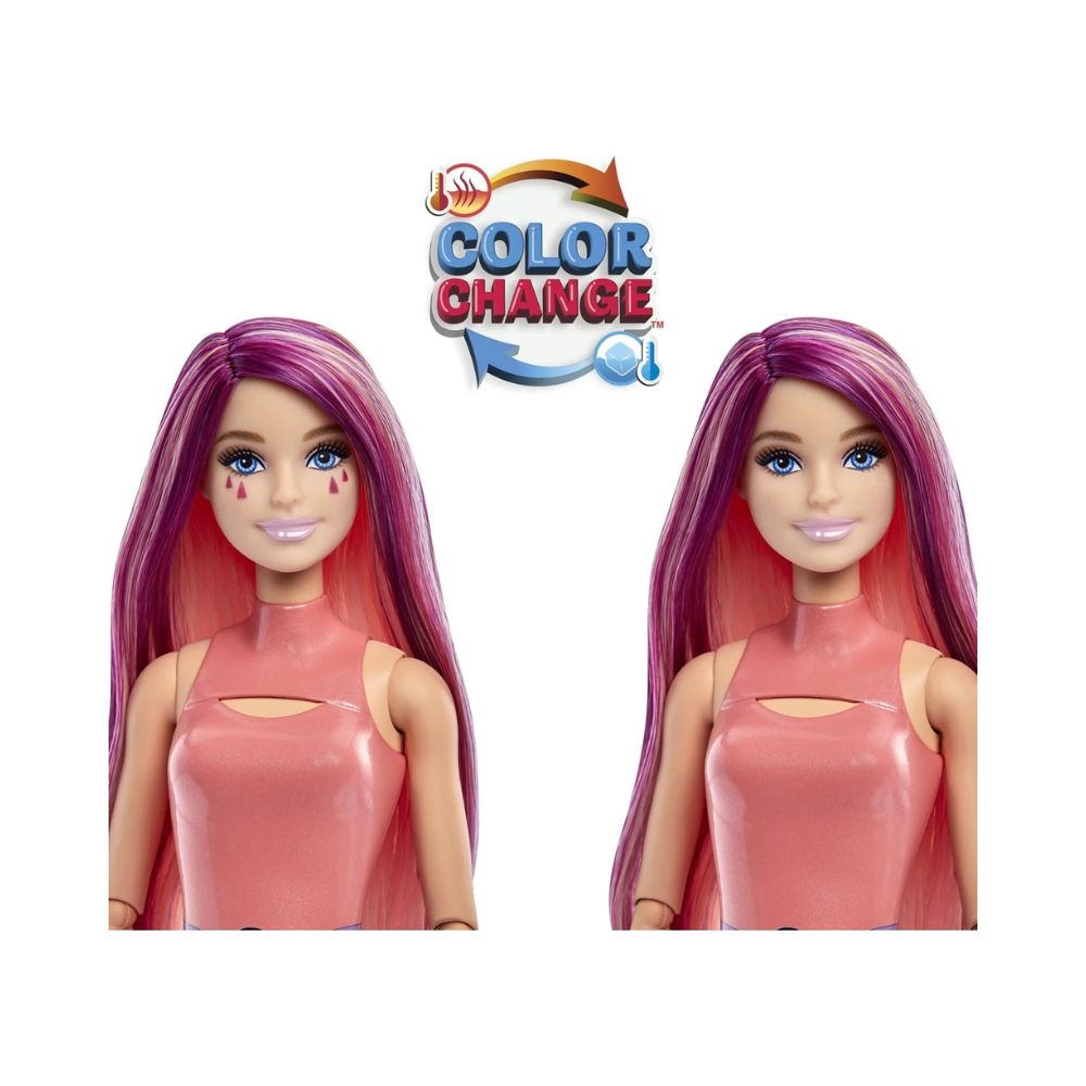 Mattel Barbie Bubble Tea Series Κούκλα Ρόφημα Μάνγκο με 8 Εκπλήξεις, HTJ22 - Barbie