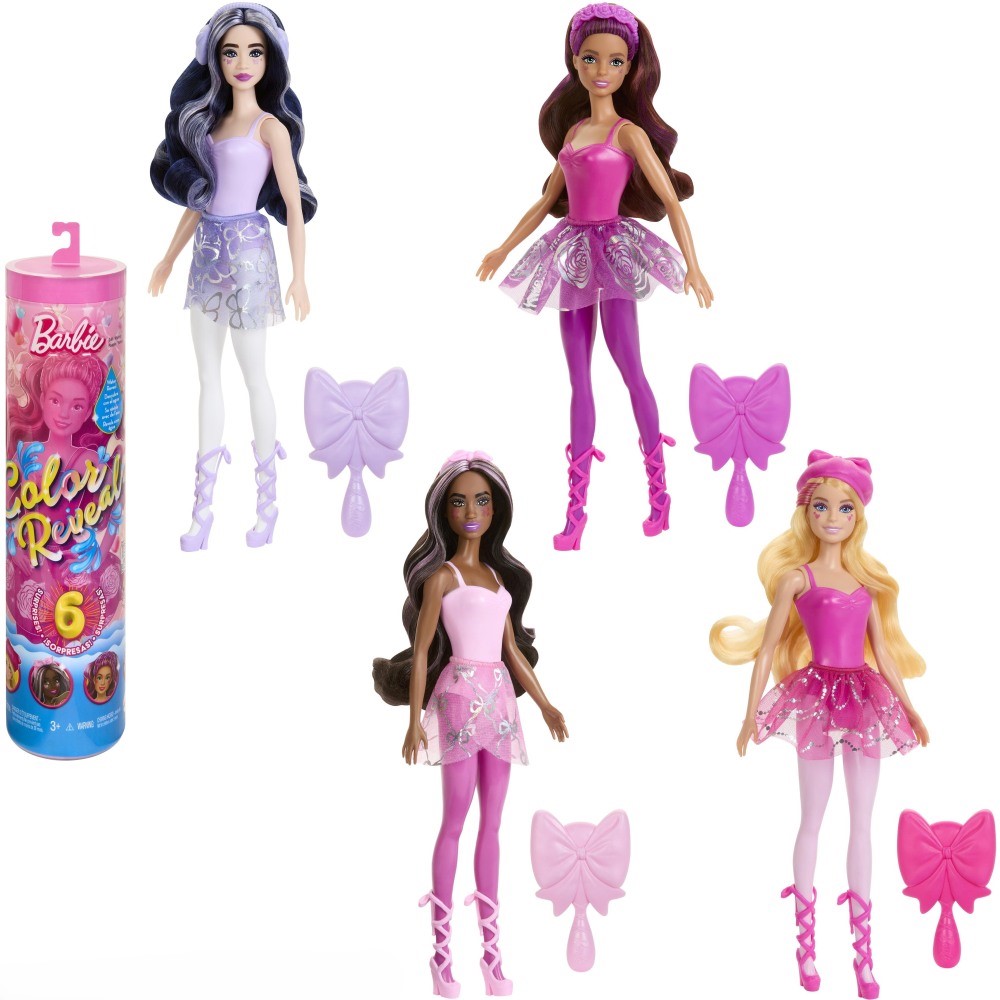 Mattel Barbie Color Reveal Ballet Dancers Series HRK17 (Διάφορα Σχέδια) - Barbie