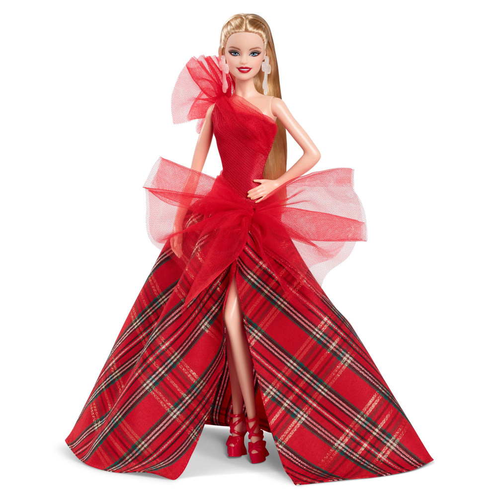 Mattel Barbie Συλλεκτική Barbie, 2024 Holiday Barbie Fashion Doll HRM61 - Barbie