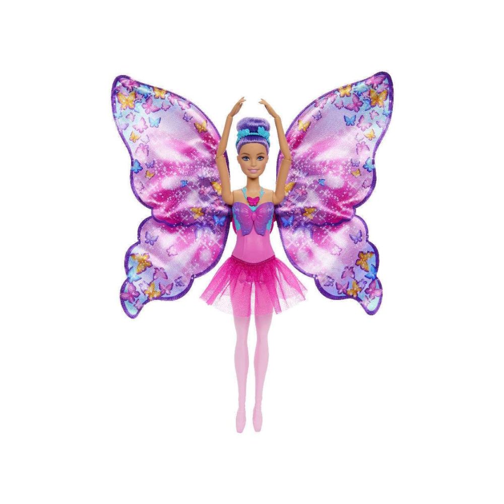 Mattel Barbie Dance And Flutter Doll Κούκλα, HXJ10 - Barbie