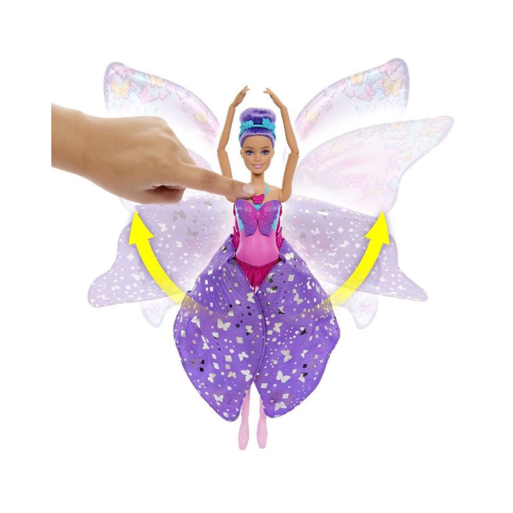 Mattel Barbie Dance And Flutter Doll Κούκλα, HXJ10 - Barbie