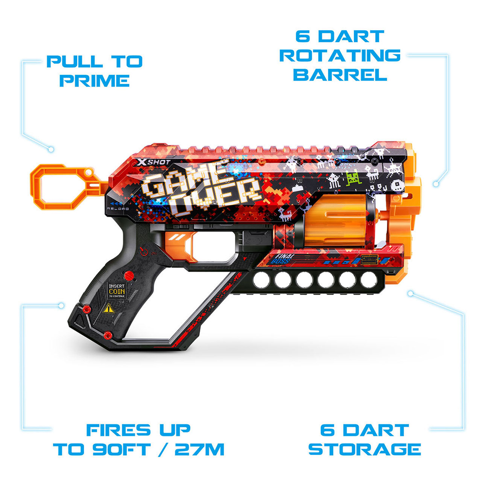 Zuru X-Shot Skins Griefer 12 Darts Σχέδια (36561) - X-SHOT