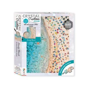 Crystal Creations 500-Piece Jigsaw: Sandy Beach - Hinkler