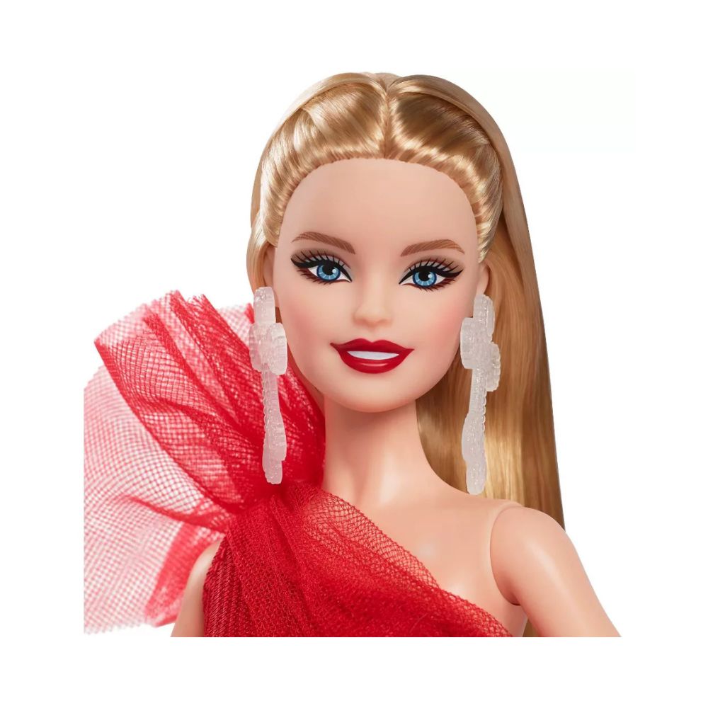 Mattel Barbie Συλλεκτική Barbie, 2024 Holiday Barbie Fashion Doll, HRM61 - Barbie