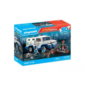 Playmobil Action Όχημα Χρηματοαποστολής 71597 - Playmobil, Playmobil Action