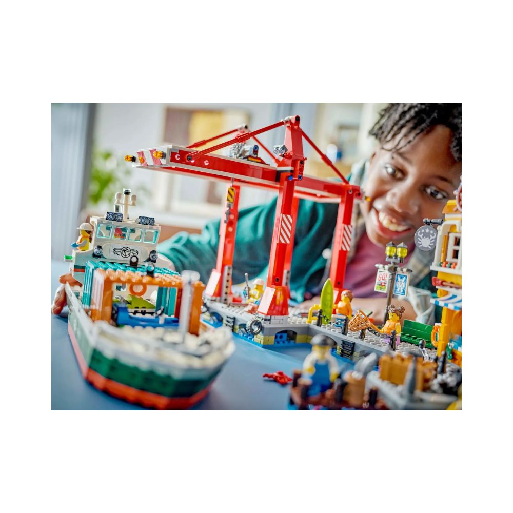 LEGO City Seaside Harbor With Cargo Ship 60422 - LEGO, LEGO City