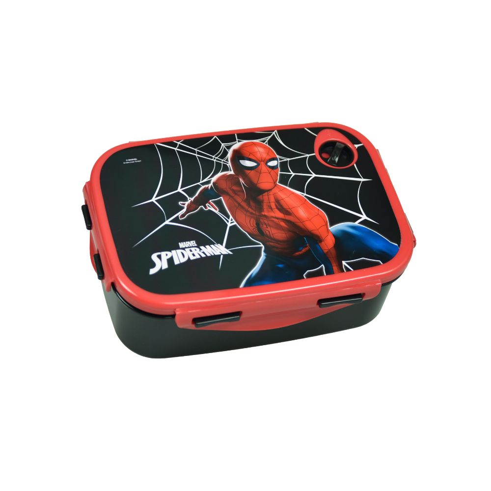 Gim Δόχειο Φαγητού (Microwave) 800ml Spiderman Black City, 557-12265 - Gim