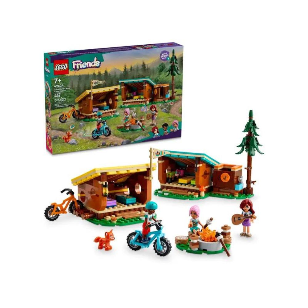 LEGO Friends Adventure Camp Cozy Cabins 42624 - LEGO, LEGO Friends