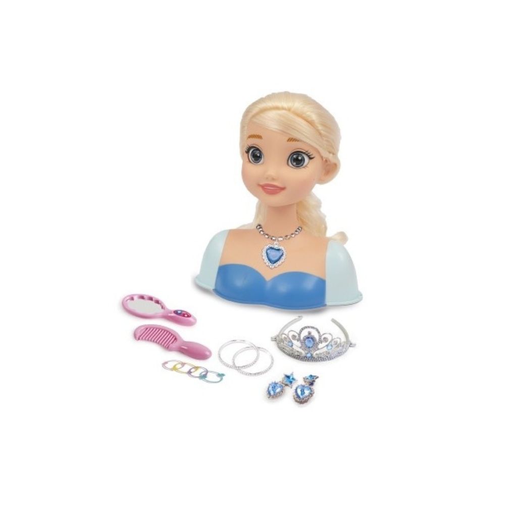 Disney Princess Πριγκιπισσες Παραμυθιων Κεφαλι Ομορφιας (3 Σχέδια), FAT04000 - Giochi Preziosi