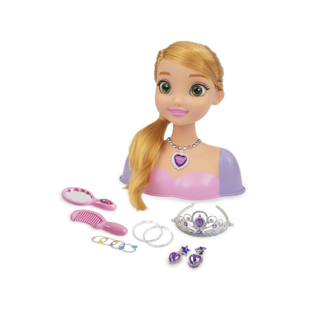 Disney Princess Πριγκιπισσες Παραμυθιων Κεφαλι Ομορφιας (3 Σχέδια), FAT04000 - Giochi Preziosi