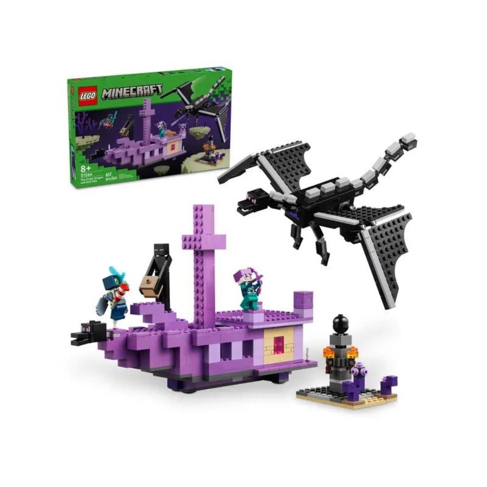 LEGO Minecraft The Ender Dragon & End Ship 21264 - LEGO, LEGO Minecraft