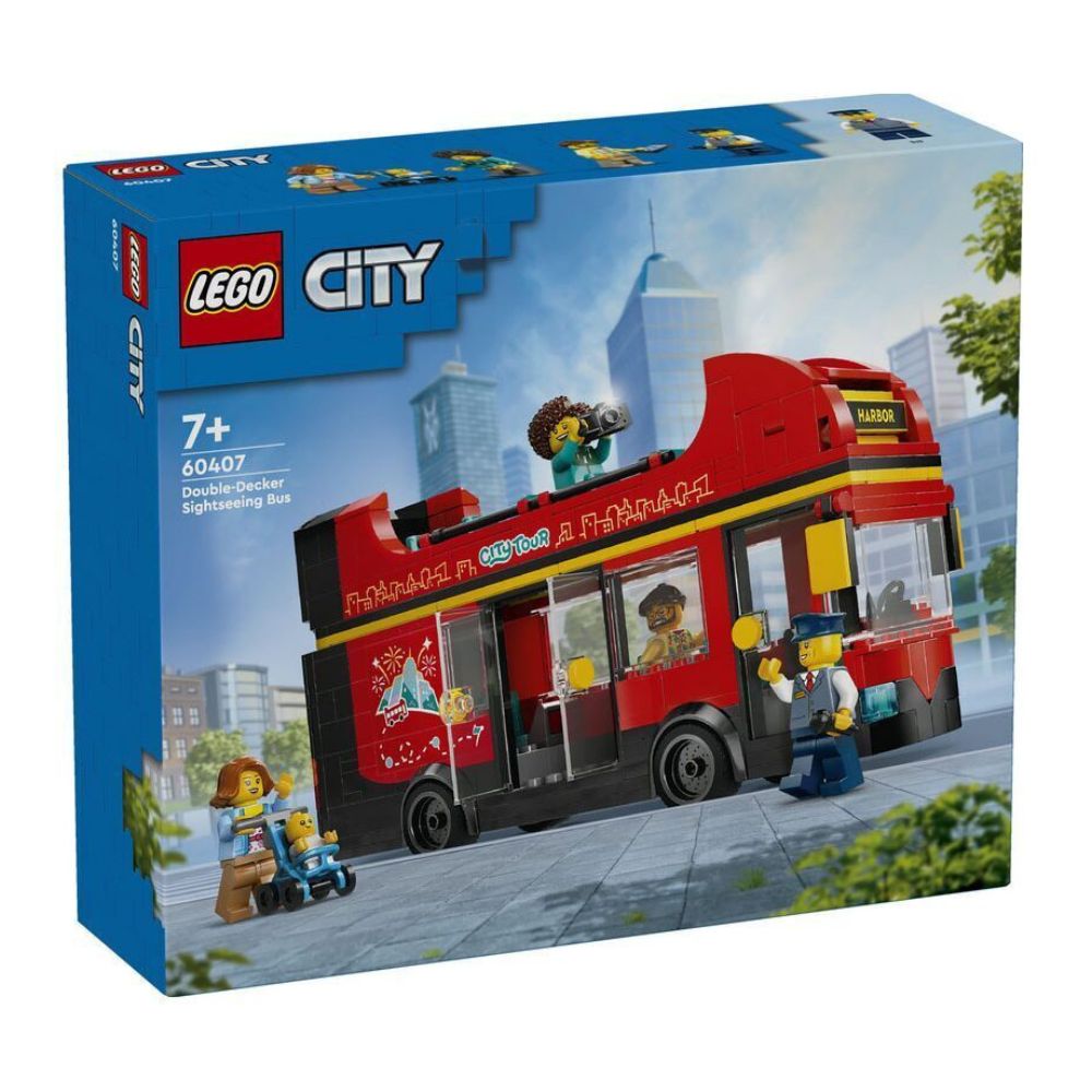 LEGO City Red Double-Decker Sightseeing Bus 60407 - LEGO, LEGO City