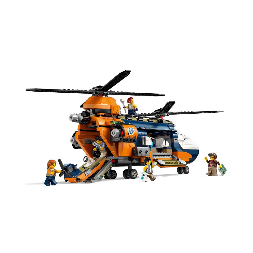 LEGO City Jungle Explorer Helicopter At Base Camp 60437 - LEGO, LEGO City