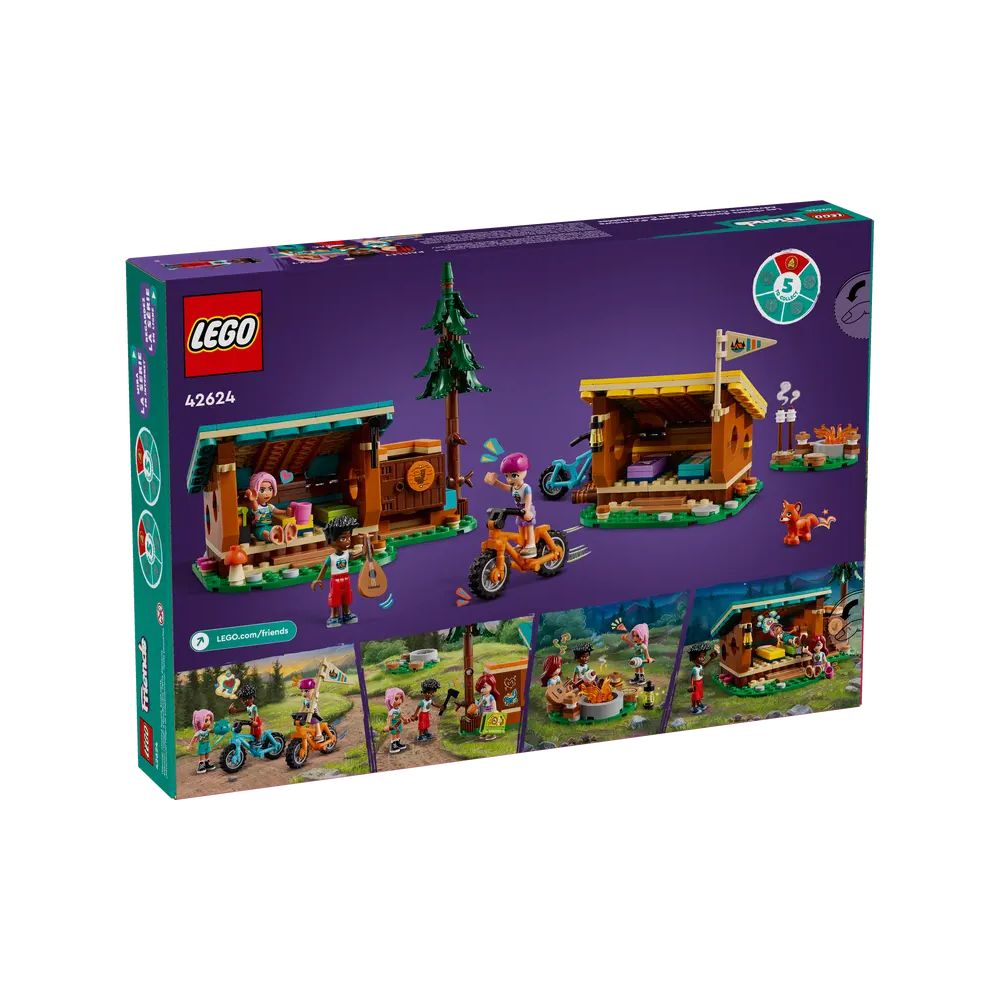 LEGO Friends Adventure Camp Cozy Cabins 42624 - LEGO, LEGO Friends