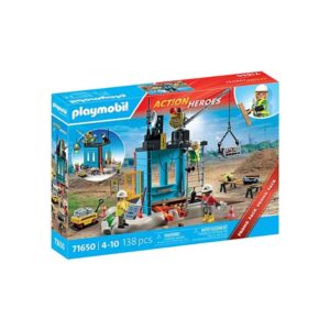 Playmobil Action Heroes Εργοτάξιο 71650 - Playmobil, Playmobil Action