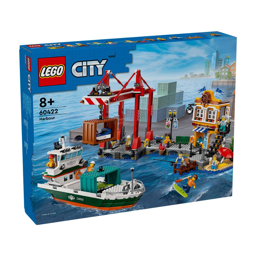 LEGO City Seaside Harbor With Cargo Ship 60422 - LEGO, LEGO City